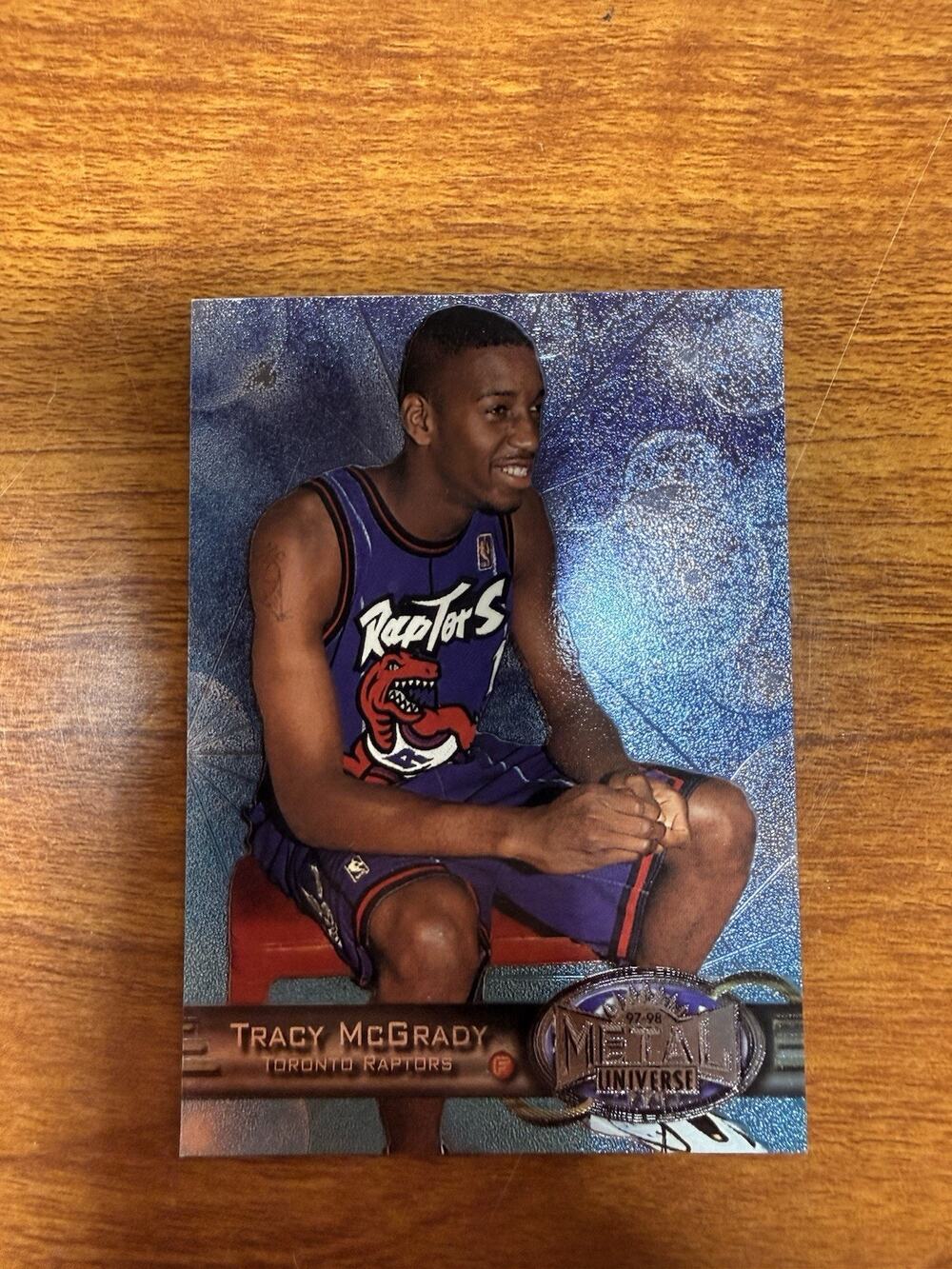 Tracy McGrady 1997-98 Metal Universe Rookie Card #42 Toronto Raptors RC